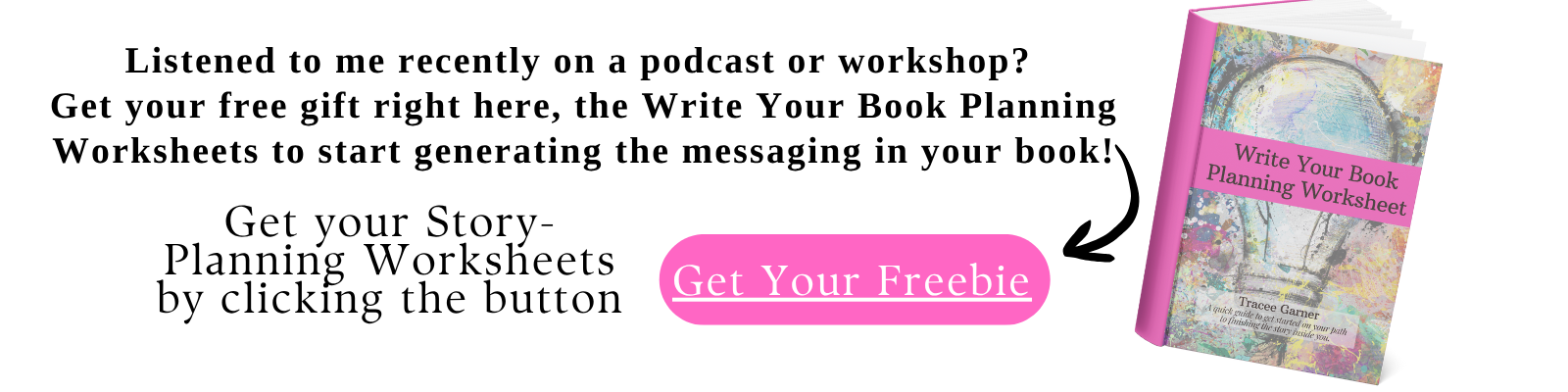 Throught her podcast and workshop, Tracee mentions a free download of planning worksheets you can get by joining her mailing list.